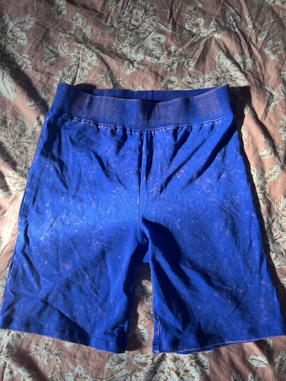 Women's High-Rise Bike Shorts - Blue